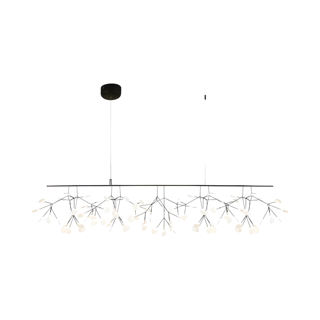 Branch Firefly LED Chandelier - Modern Acrylic Leaf Sputnik