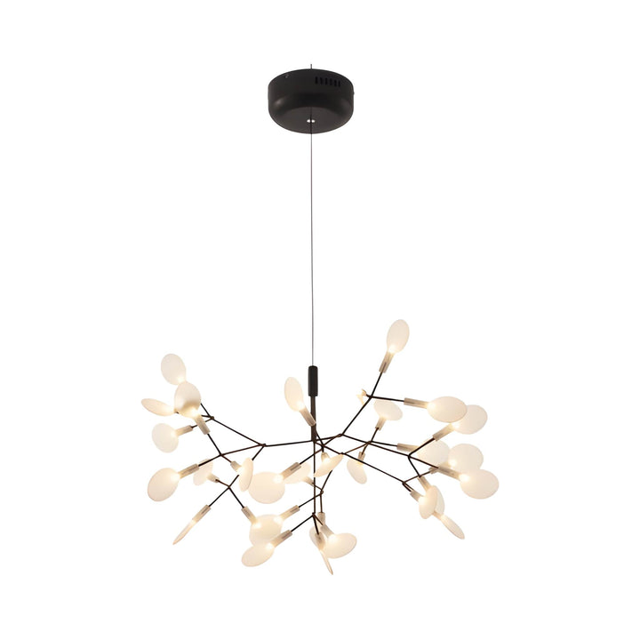 Branch Firefly LED Chandelier - Modern Acrylic Leaf Sputnik