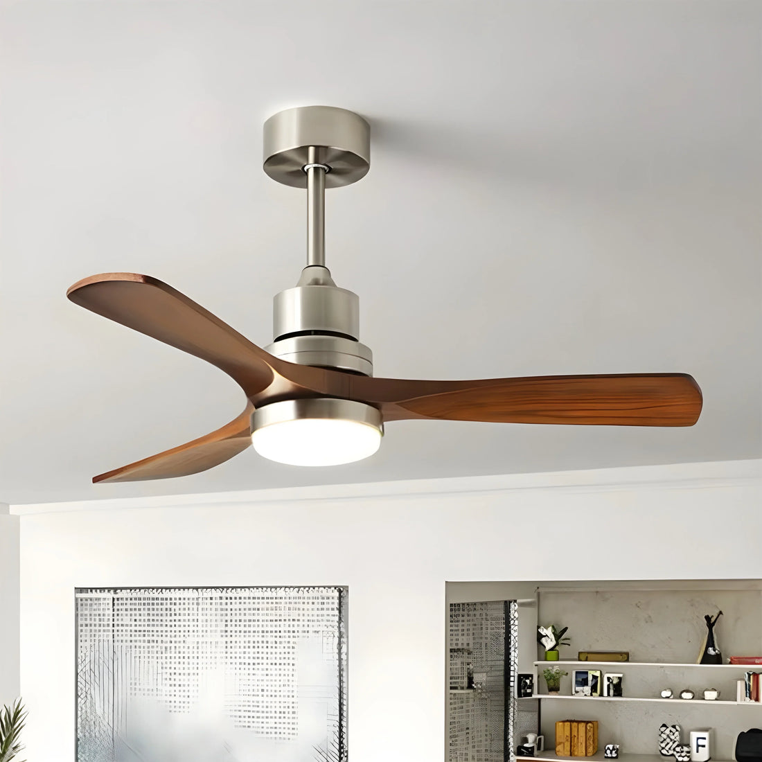 Ceiling Fan with Light, Remote Control, DC Motor, 3 Light Modes, 36"/42"/52"
