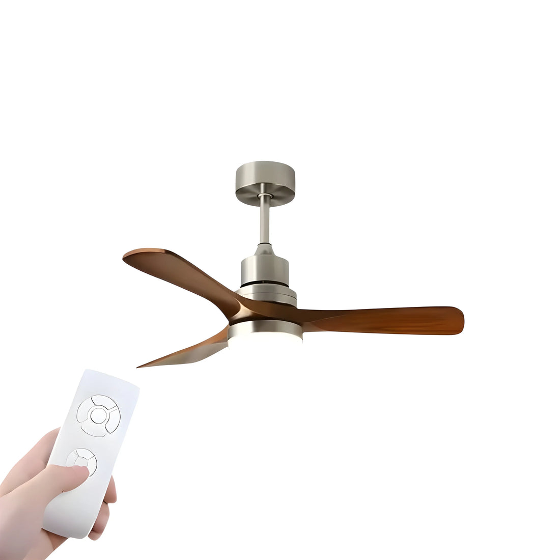 Ceiling Fan with Light, Remote Control, DC Motor, 3 Light Modes, 36"/42"/52"