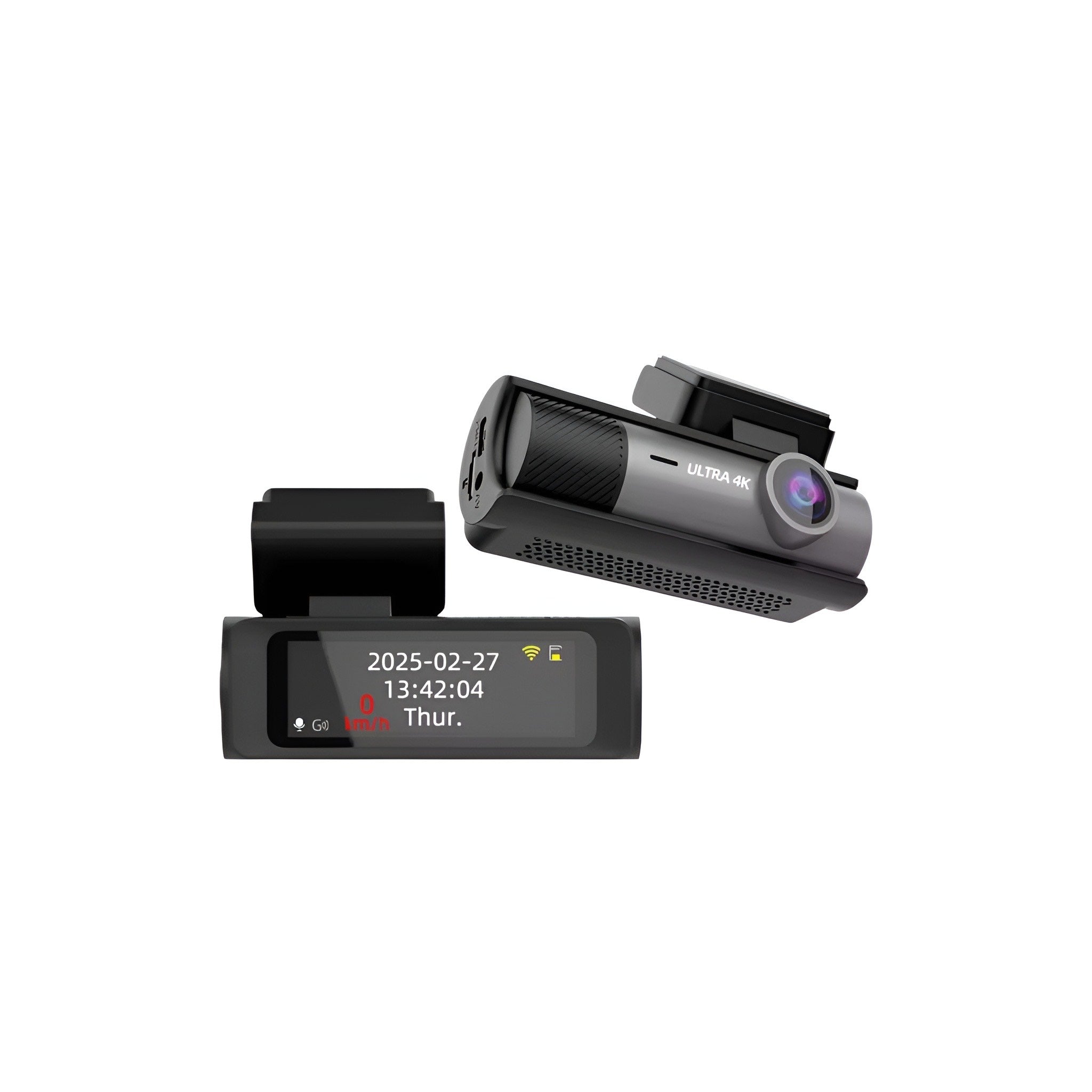 4K Car Dash Camera | WiFi, Night Vision, G-Sensor, 170° Wide Angle | Front Dashcam for Cars