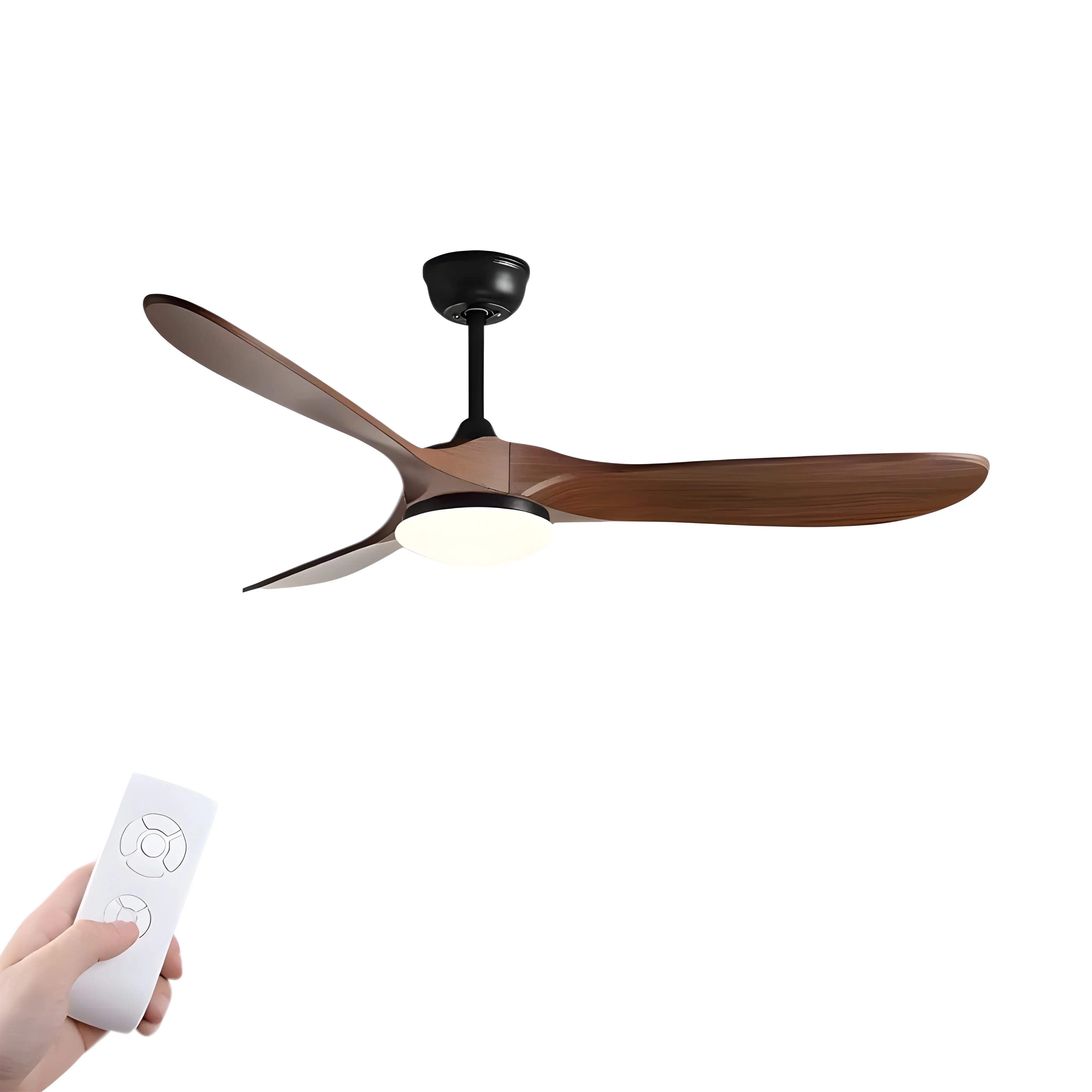 Maverick Ceiling Fan with Light, Remote Control, DC Motor, 36"/42"/52"/60"