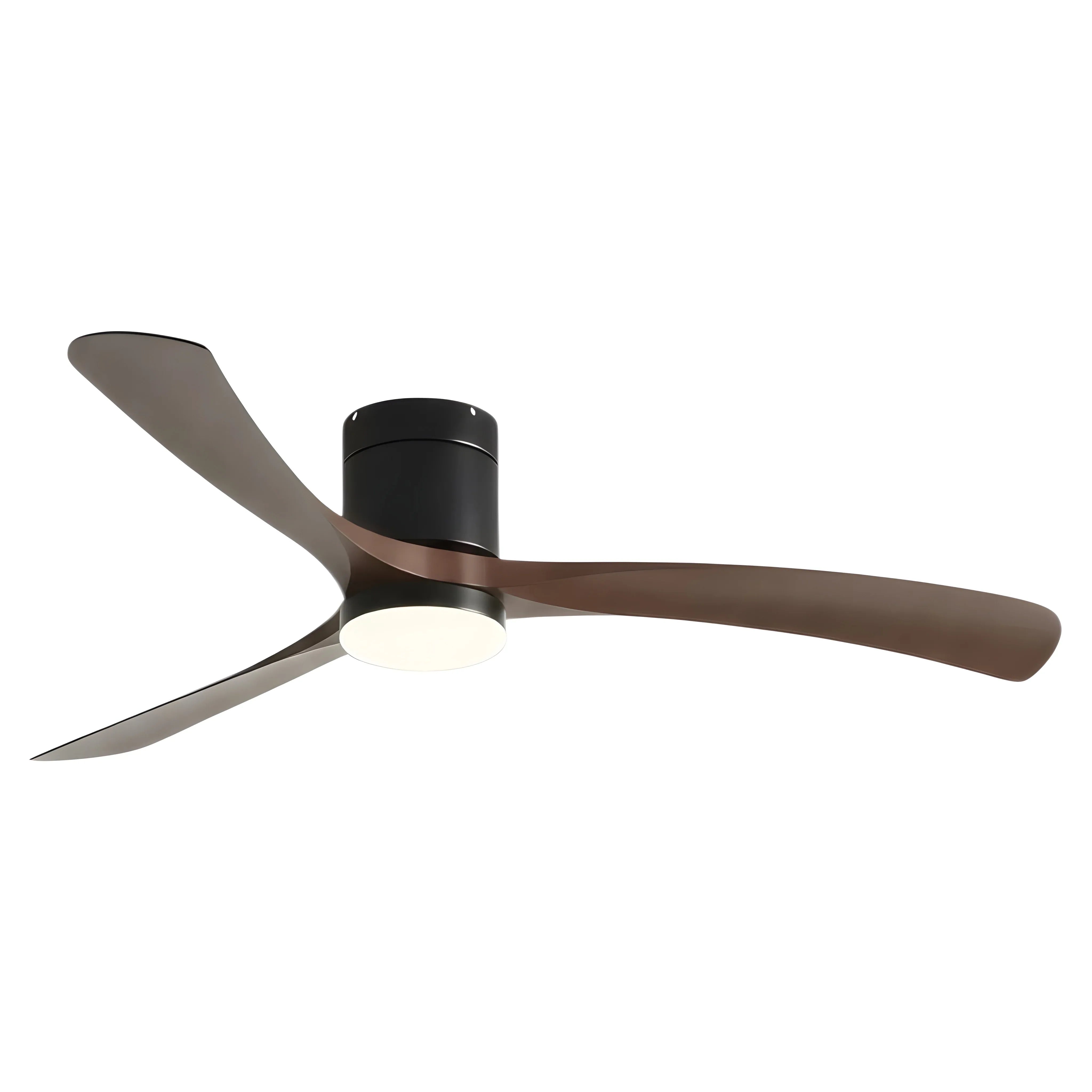 Ceiling Fan with LED Light, Remote Control, DC Motor, 38"/46"/56"