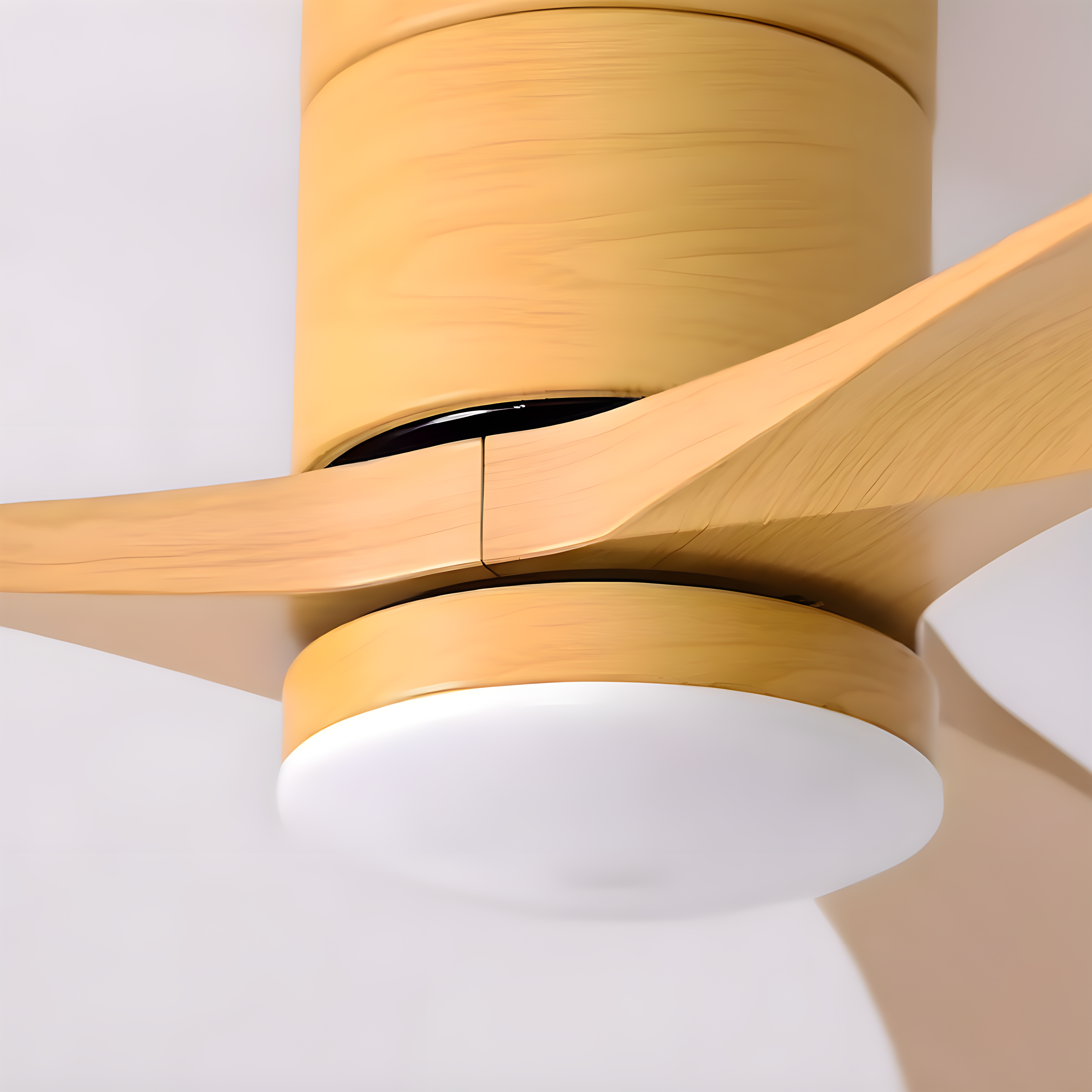 Ceiling Fan with LED Light, Remote Control, DC Motor, 38"/46"/56"