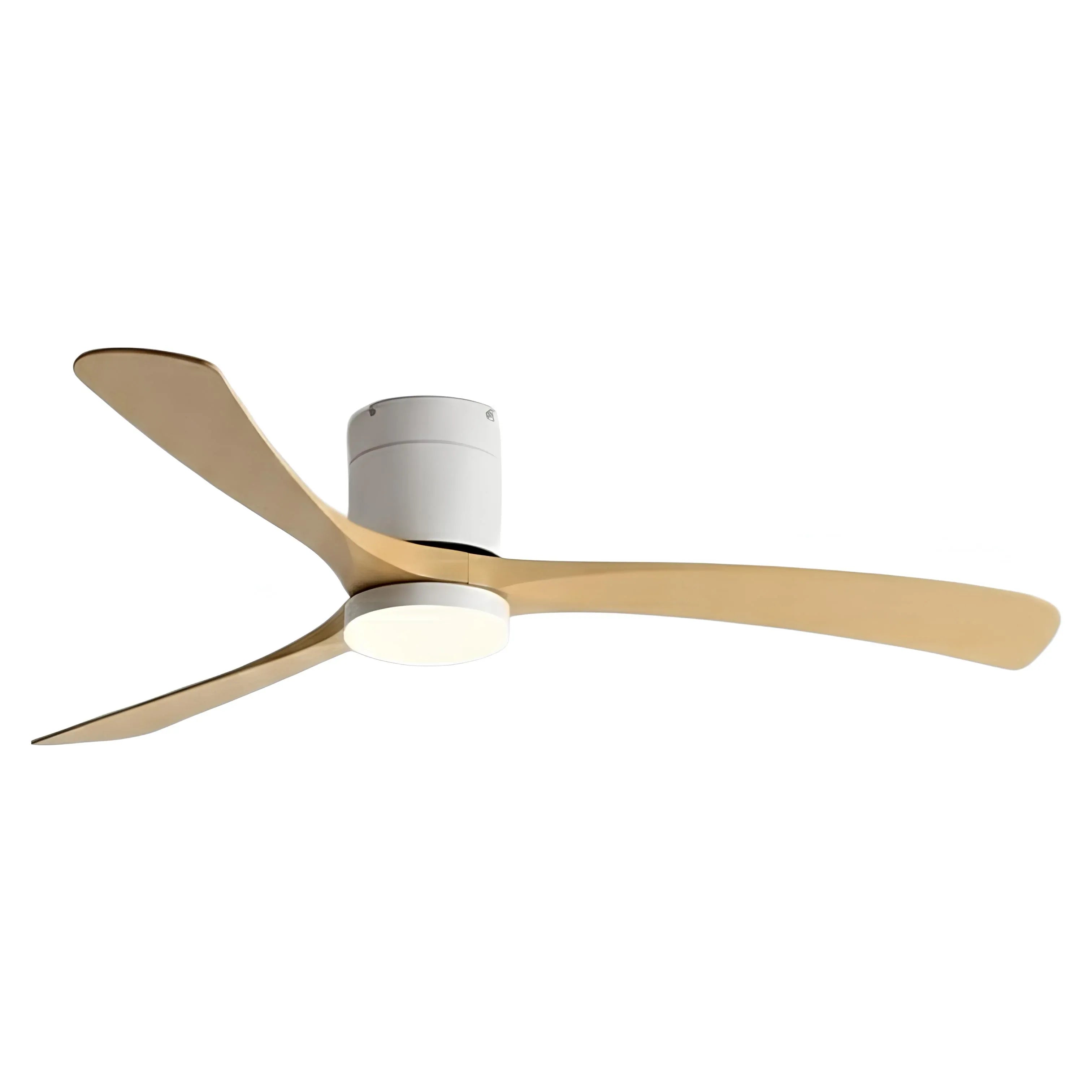 Ceiling Fan with LED Light, Remote Control, DC Motor, 38"/46"/56"