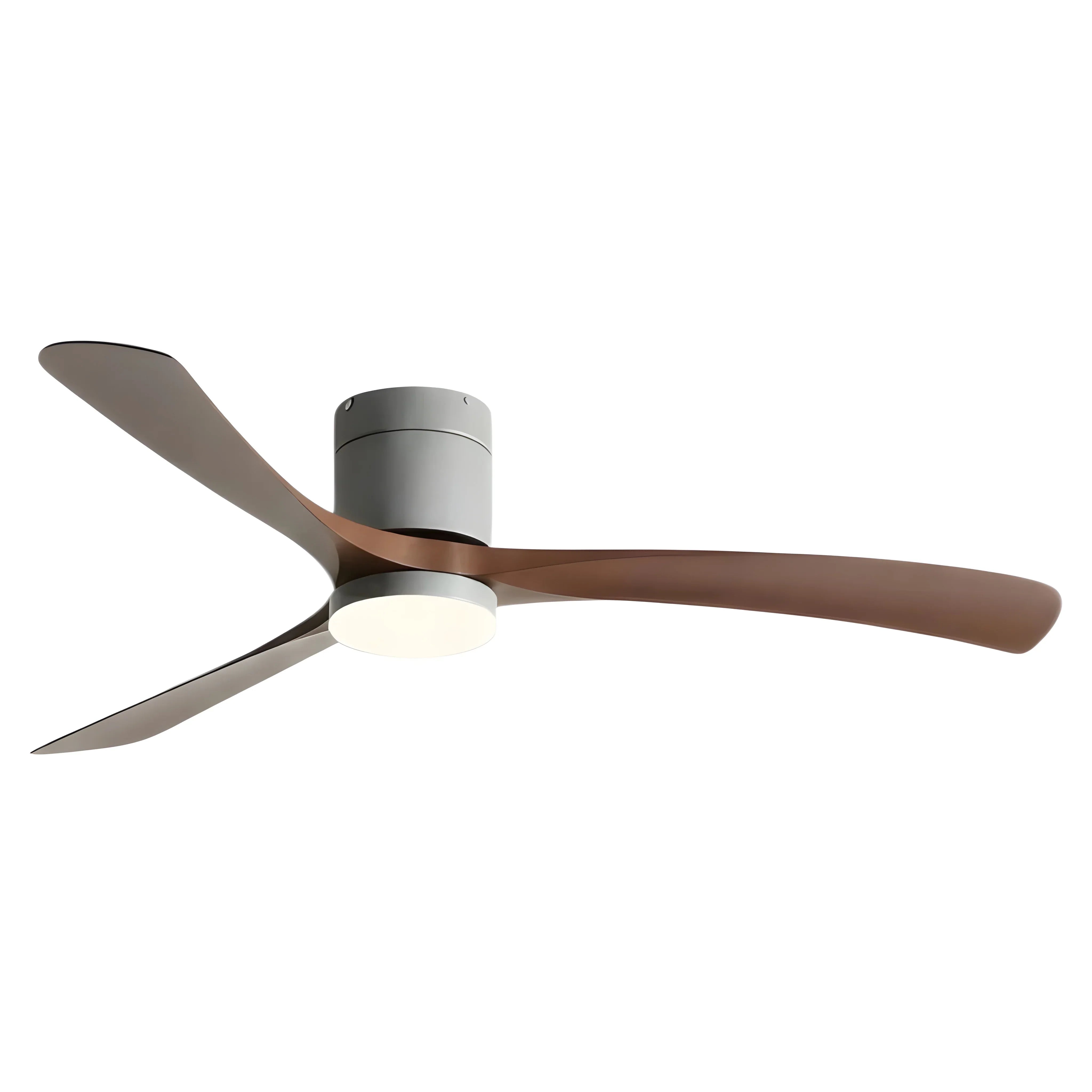Ceiling Fan with LED Light, Remote Control, DC Motor, 38"/46"/56"