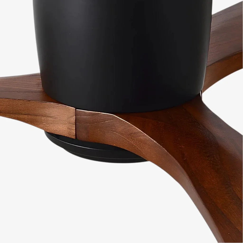 Wood Ceiling Fan with LED Light, 42"/52"