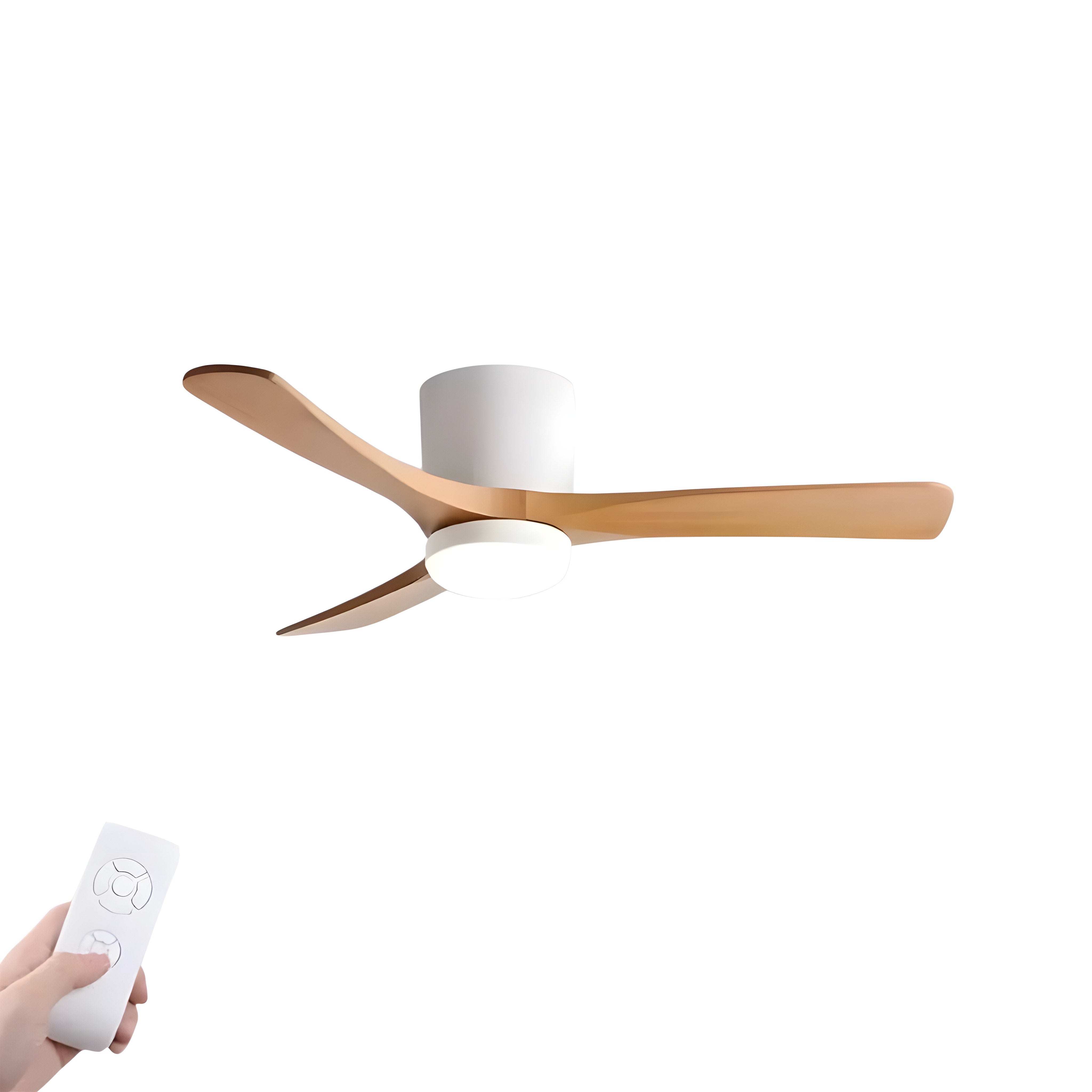 Wood Ceiling Fan with LED Light, 42"/52"