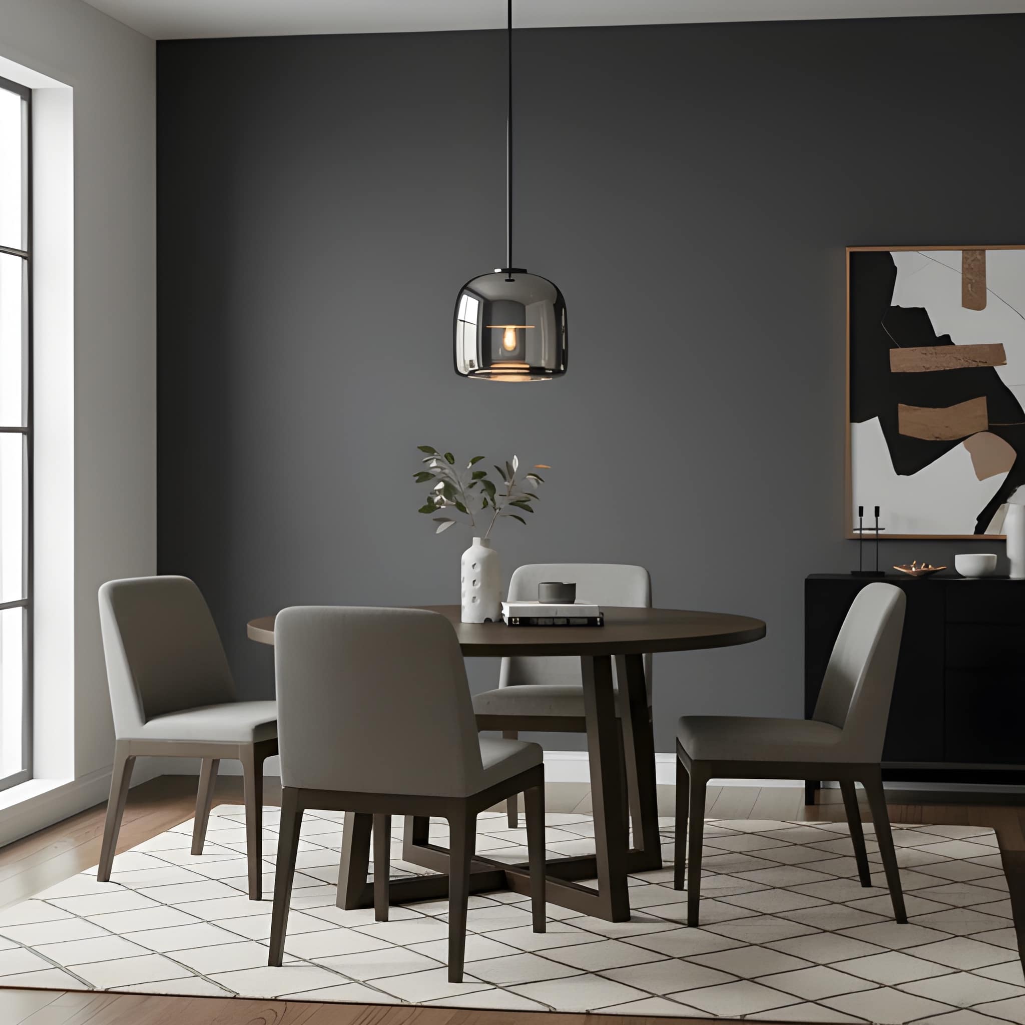 Metro Sphere Glass LED Pendant Light