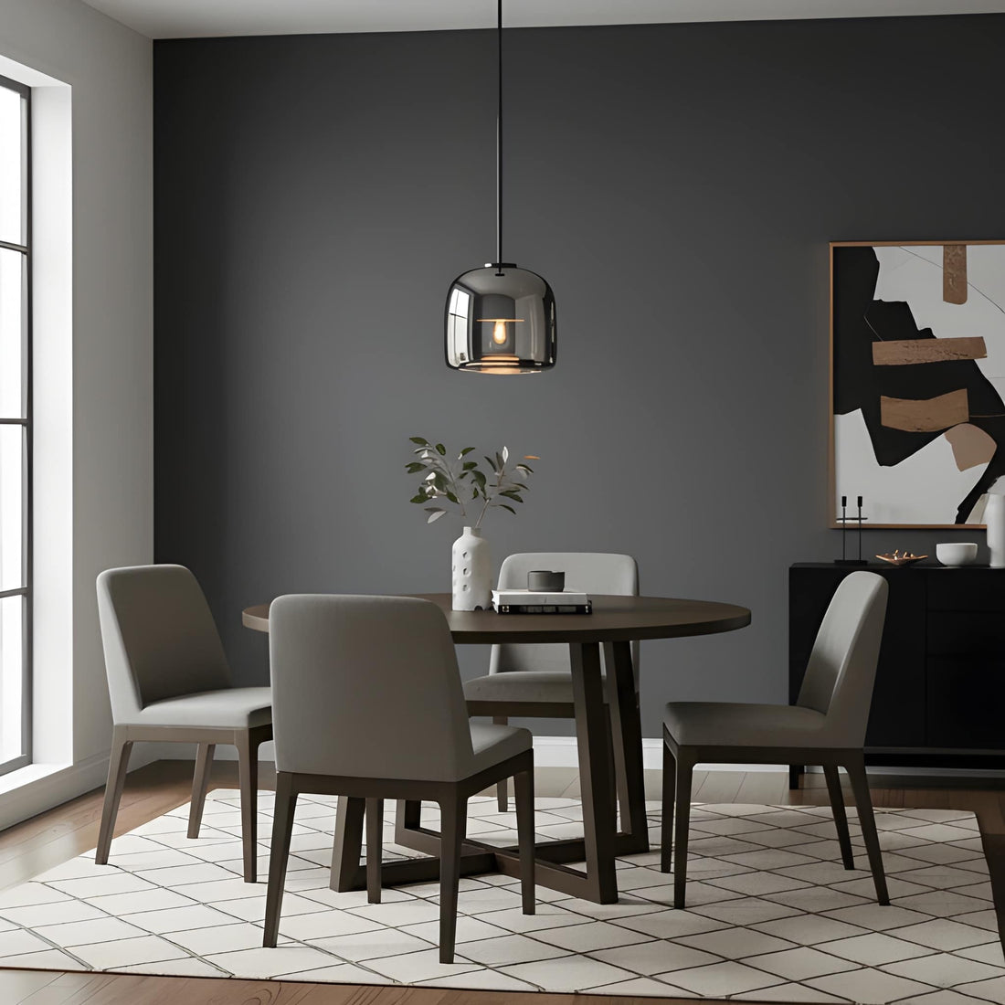 Metro Sphere Glass LED Pendant Light