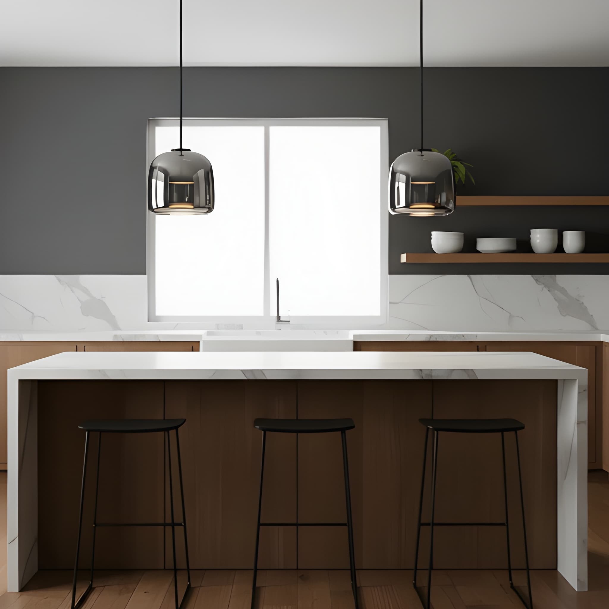 Metro Sphere Glass LED Pendant Light