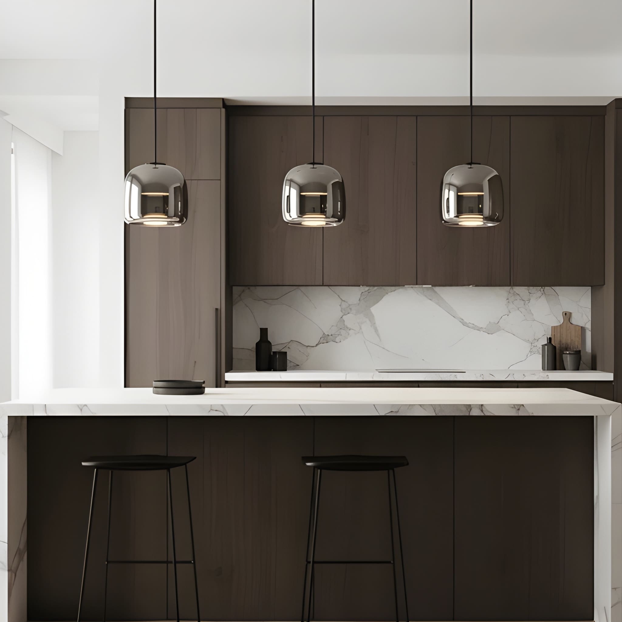 Metro Sphere Glass LED Pendant Light