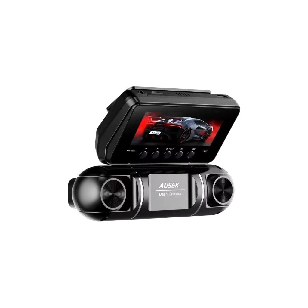 1080P 4-Channel Dash Cam with Front, Rear, Inside, and Side Cameras, FHD 360° Car DVR with Parking Mode, Supports up to 128GB