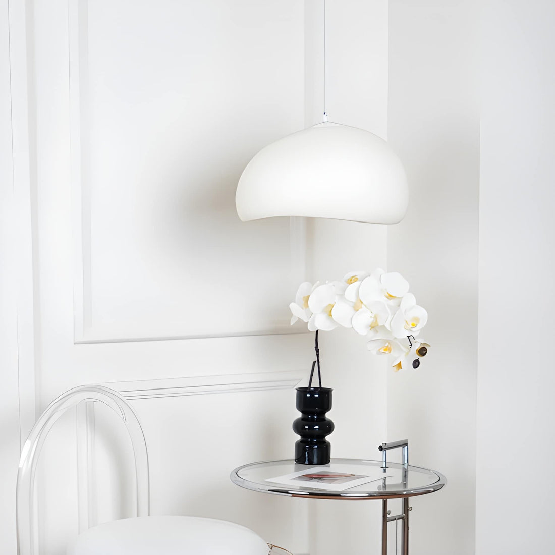 Modern Cloud Sphere Pendant Light - Sculptural Nordic Ceiling Lighting Fixture