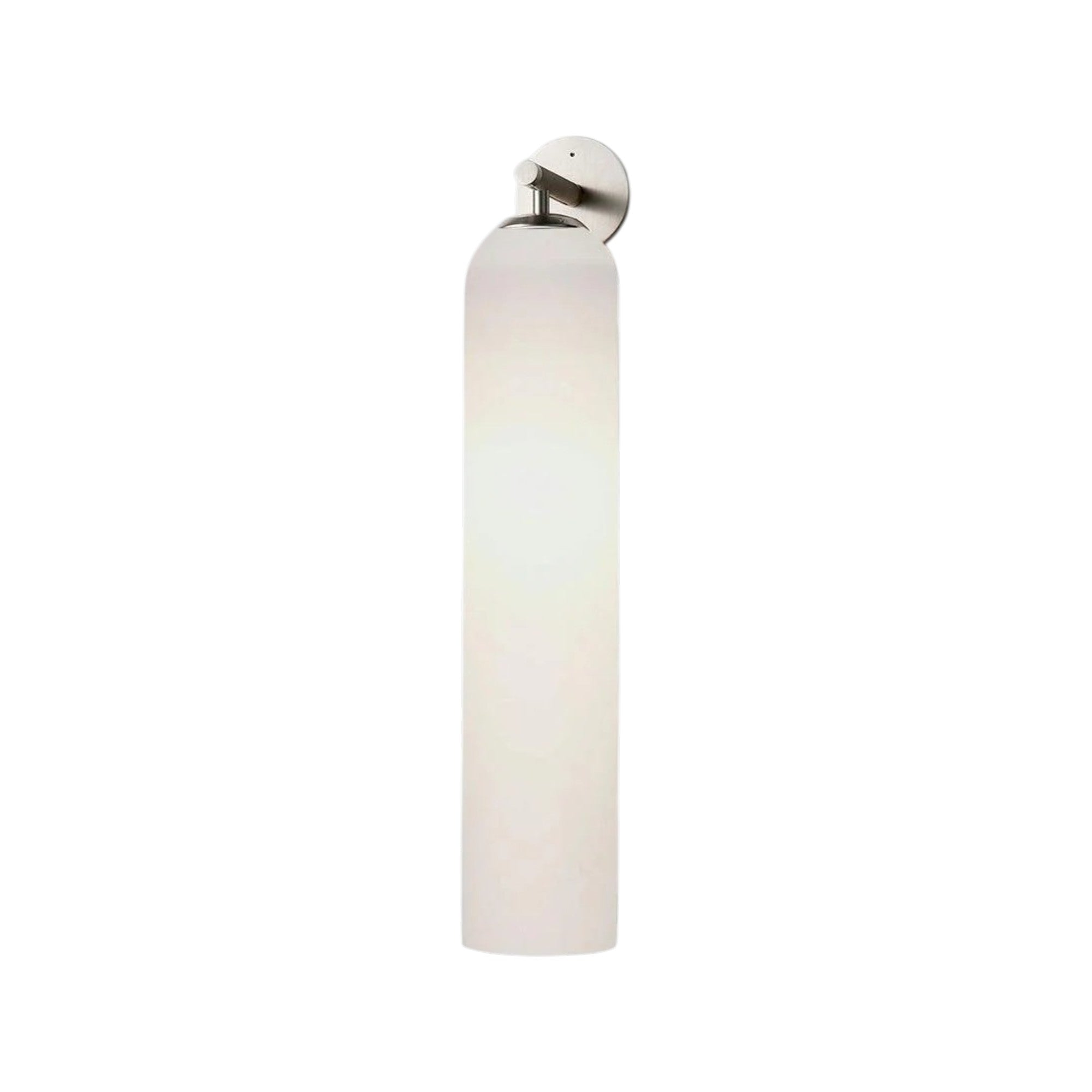 Art Glass Cylinder Wall Sconce with Light - Modern Mouthblown Glass