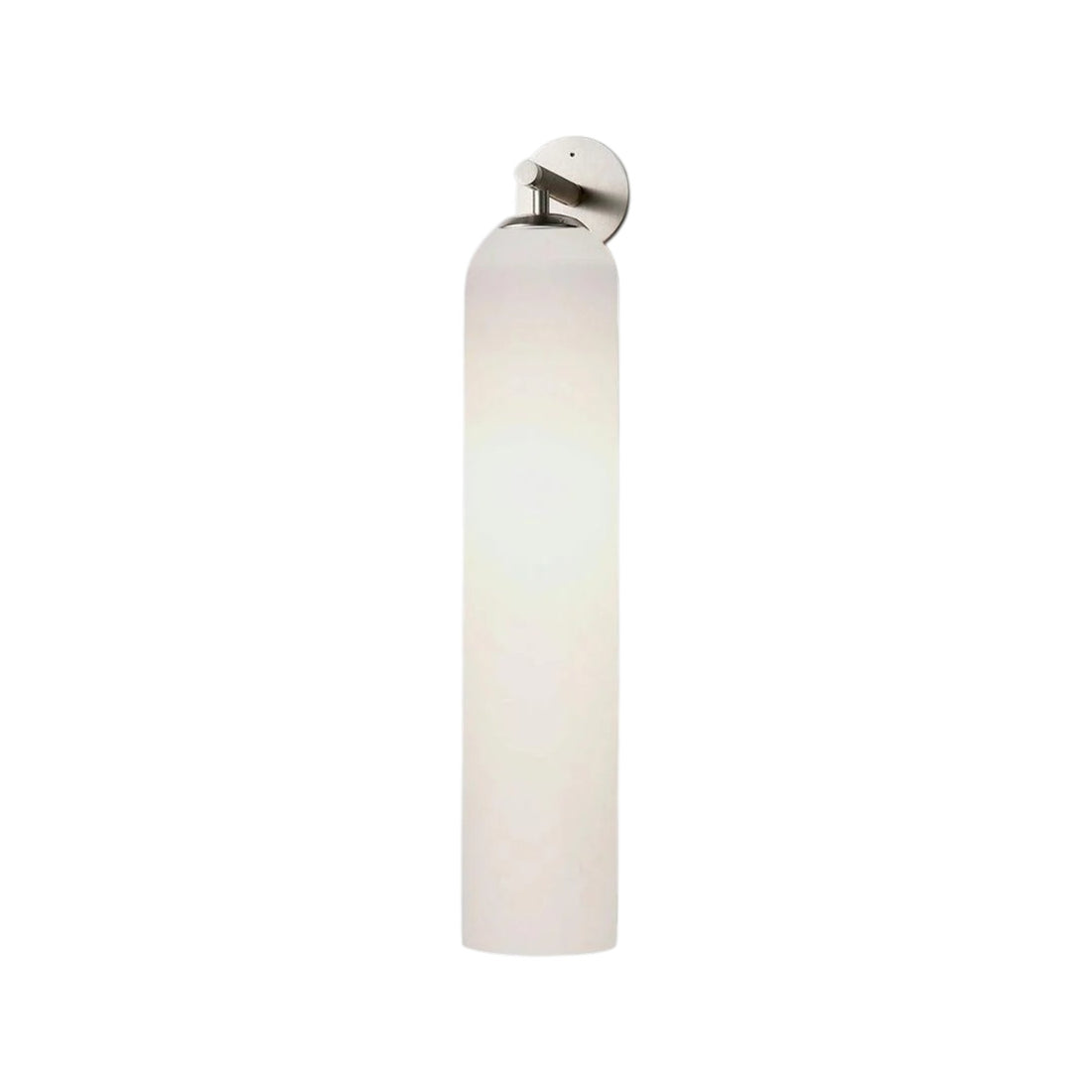 Art Glass Cylinder Wall Sconce with Light - Modern Mouthblown Glass