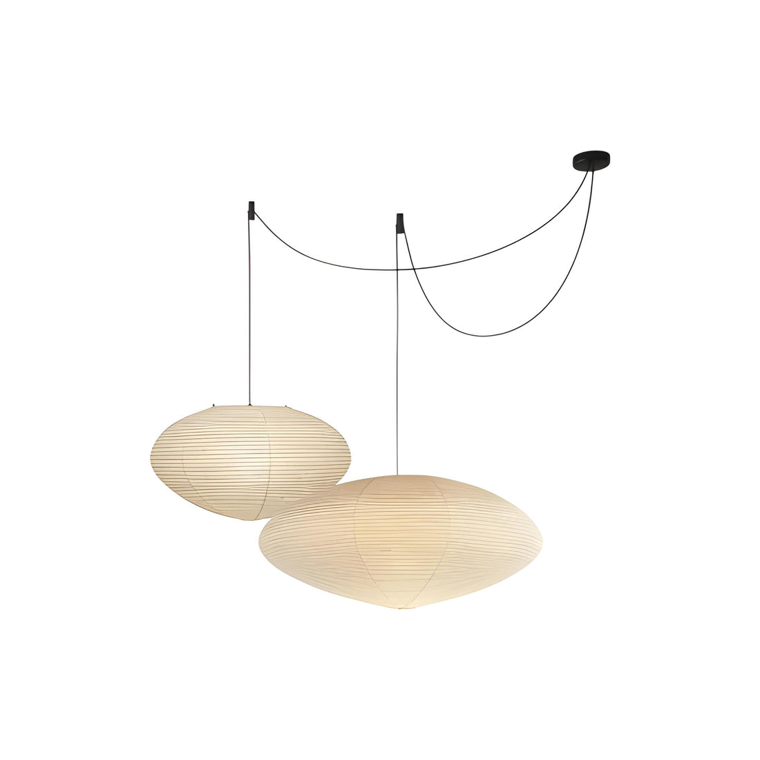 Akari Washi Paper Pendant Light - Modern LED Ceiling Lamp