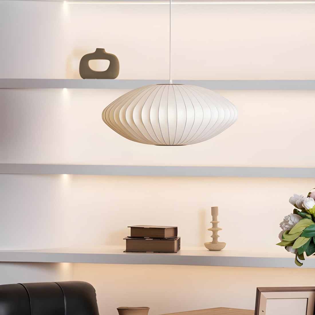 Akari Washi Paper Pendant Light - Modern LED Ceiling Lamp
