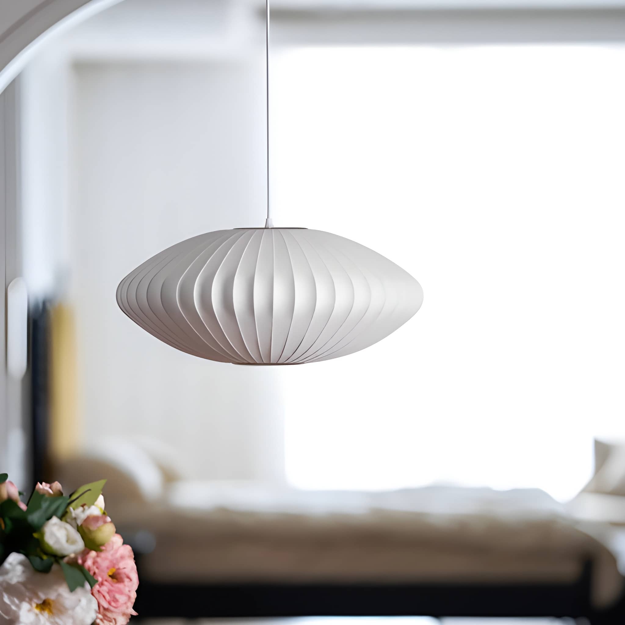 Akari Washi Paper Pendant Light - Modern LED Ceiling Lamp