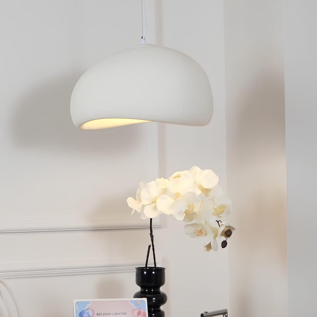 Modern Cloud Sphere Pendant Light - Sculptural Nordic Ceiling Lighting Fixture