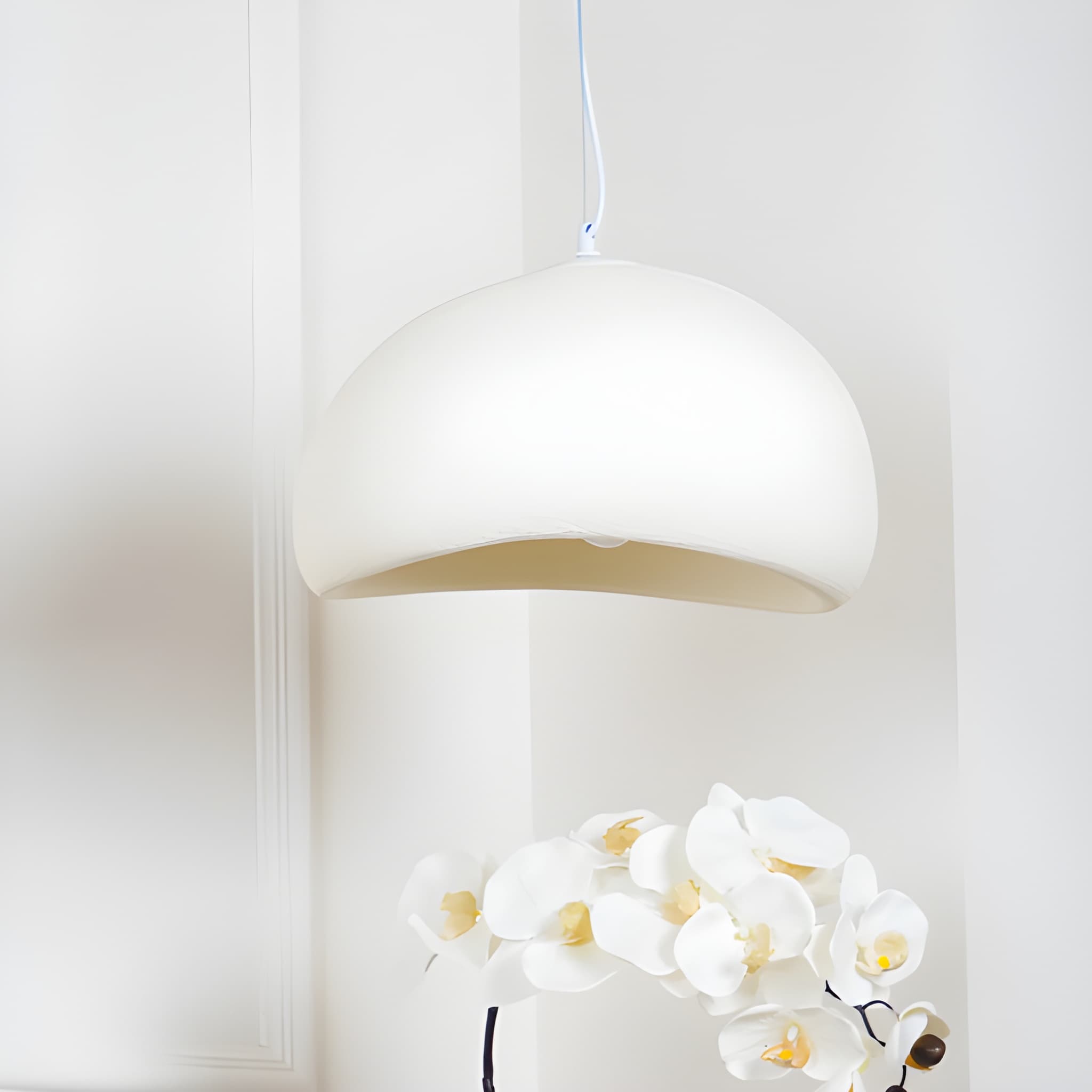 Modern Cloud Sphere Pendant Light - Sculptural Nordic Ceiling Lighting Fixture