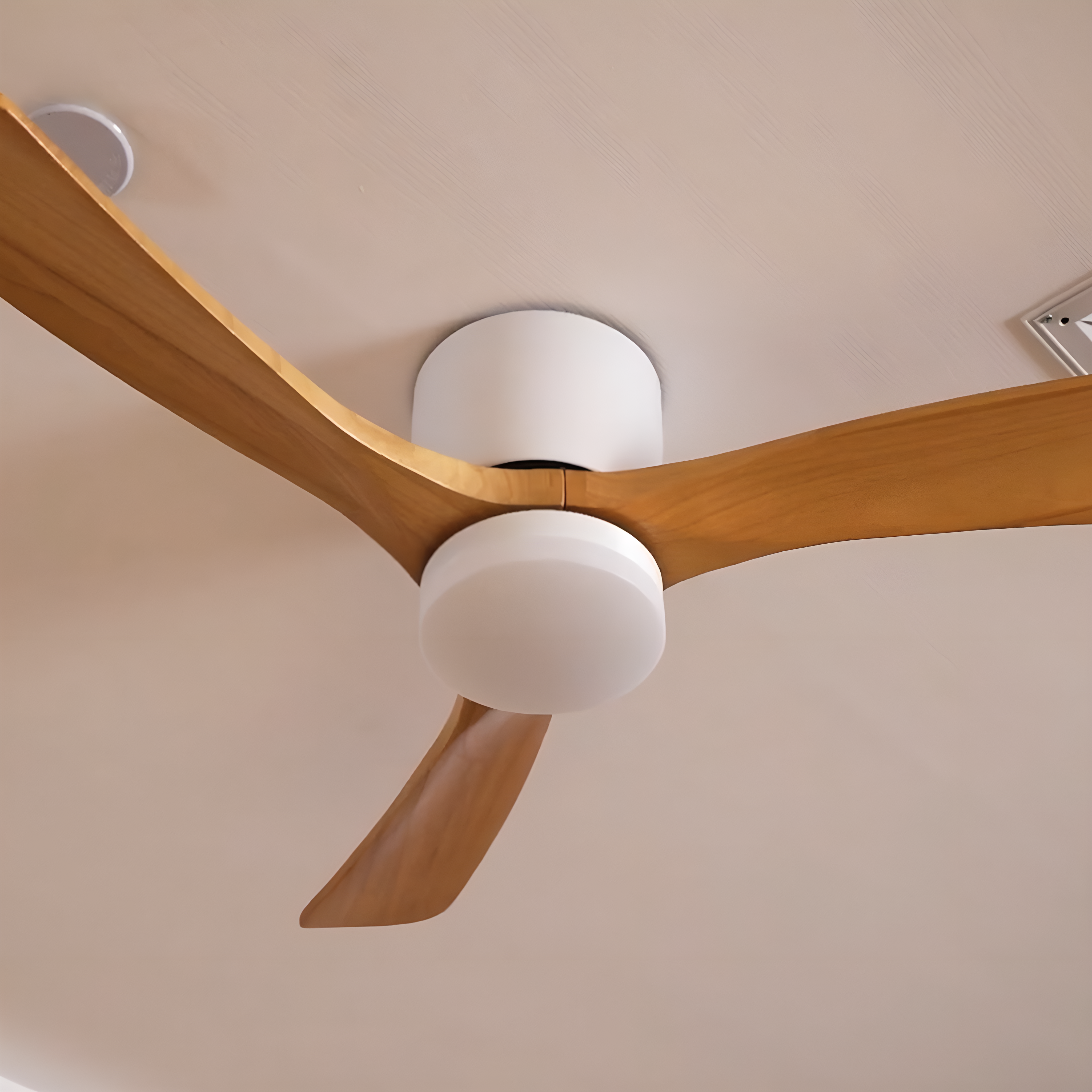 Wood Ceiling Fan with LED Light, 42"/52"