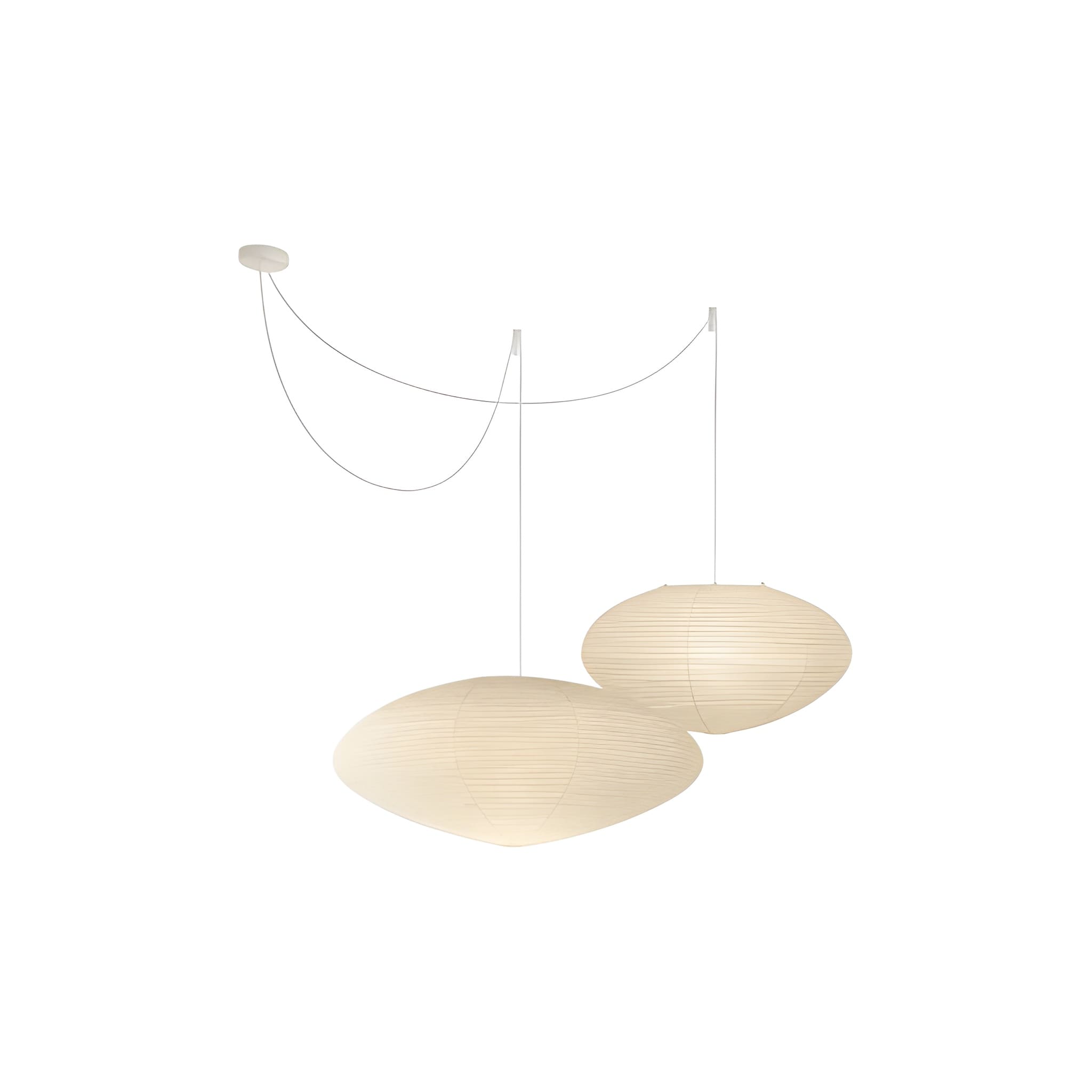 Akari Washi Paper Pendant Light - Modern LED Ceiling Lamp