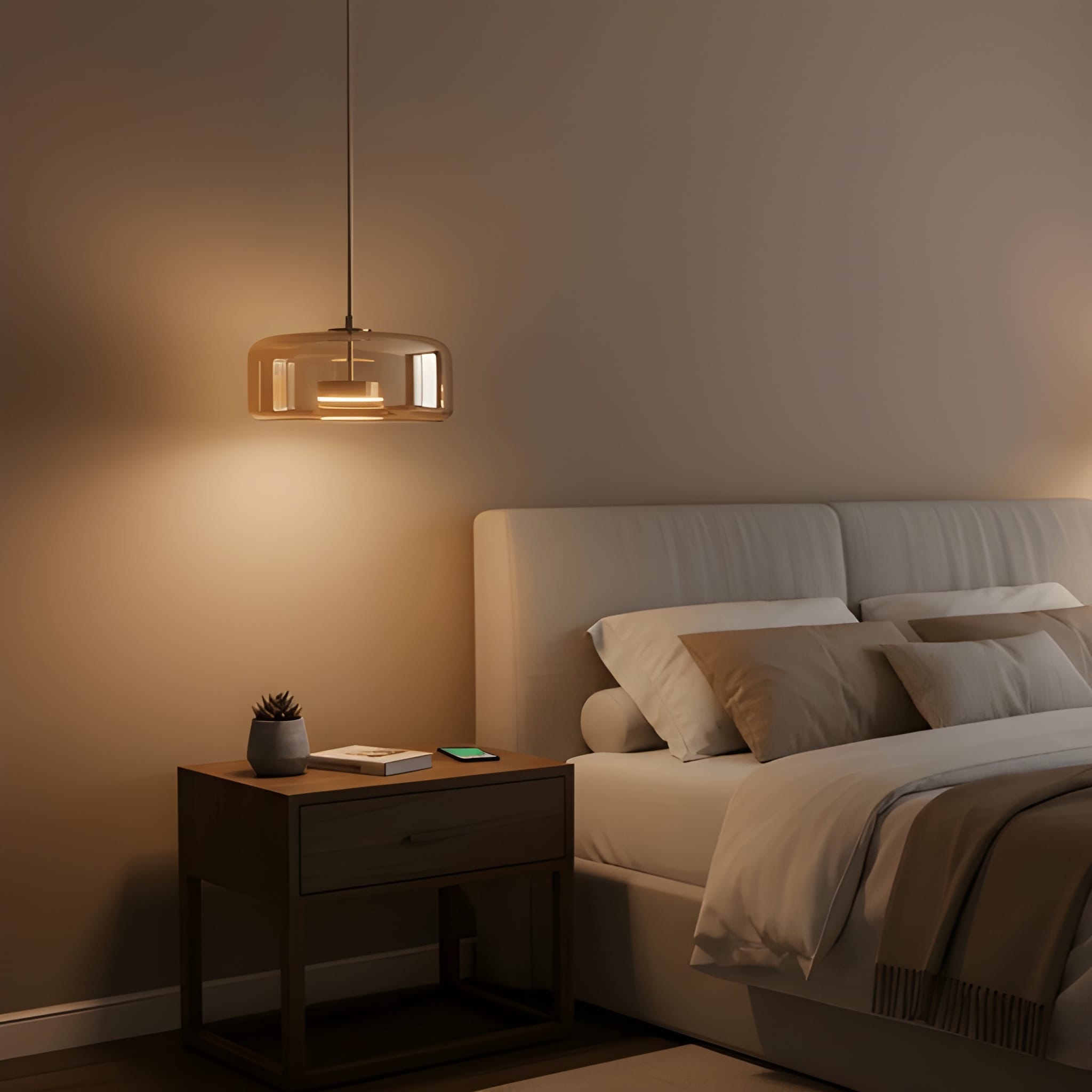 Metro Sphere Glass LED Pendant Light